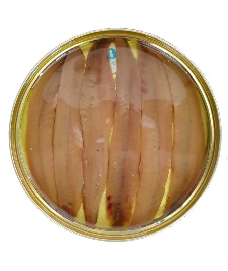 6 Anchoas del Cantábrico "Costera 00" en Aceite de Oliva Premium