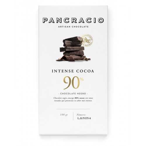 Tableta Intense Cocoa 90% Chocolate Negro